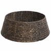 vidaXL Ogrlica za božićno drvce Kružni Crna Promjer 60 x 22 cm Zumbul