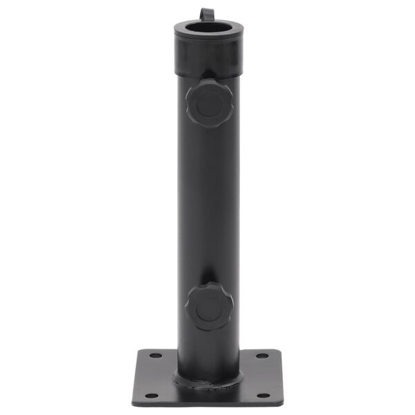 vidaXL Baza suncobrana za stup &Oslash; 38/48 mm mat crna čelična