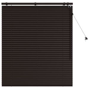vidaXL Venecijanska roleta Tamno smeđa 115 x 130 cm 35 mm