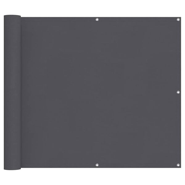 vidaXL Balkonski zastor antracit 90 x 300 cm od tkanine Oxford