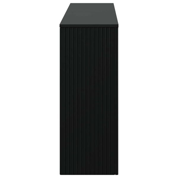 vidaXL Konzolna stolica Crna 155 x 29 x 74 cm Konstrukcijsko drvo