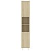vidaXL Kupaonski ormarić boja hrasta 30x30x179 cm konstruirano drvo