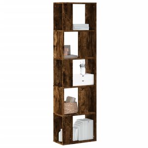 vidaXL Regal za knjige s 5 razina boja hrasta 45x23,5x162,5 cm drveni
