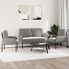 vidaXL Setovi sofa 3 pcs Svijetlo siva 115 x 56 x 80 cm &Scaron;perploča