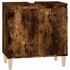 vidaXL Ormarić za umivaonik boja dimljenog hrasta 58x33x60 cm drveni