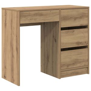 vidaXL Stol Umjetnički hrast Konstruirano drvo 90 x 37.5 x 75 cm