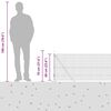 vidaXL Stup za ogradu Srebrno 100 x 0,6 m (mreža 25 x 25 mm) Čelik