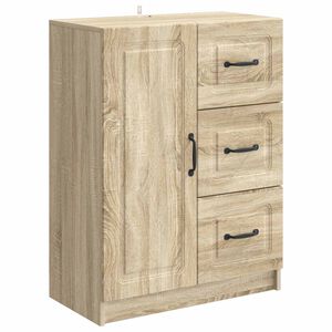 vidaXL Kreveta Hrast sonoma 66 x 34,5 x 87 cm Konstruirano drvo