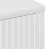 vidaXL Kreveta Visoki sjaj bijela 89,5 x 33 x 82 cm Konstruirano drvo