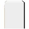 vidaXL Viseći ormarić 2 pcs Crni hrast i bijela 50 x 31 x 40 cm