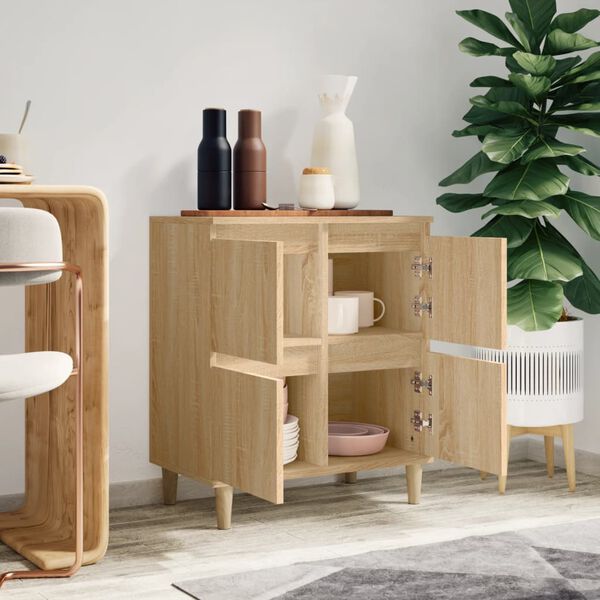 vidaXL Komoda boja hrasta sonome 60 x 35 x 70 cm od konstruiranog drva