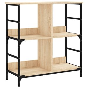 vidaXL Polica za knjige boja hrasta 78,5x33x82 cm konstruirano drvo
