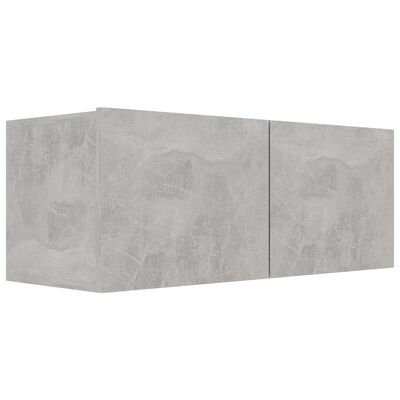 vidaXL 2-dijelni set TV ormarića siva boja betona od iverice