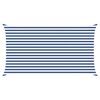 vidaXL Jedro za sunce Plava i bijela 4,5 x 2,5 m 100% poliester Oxford