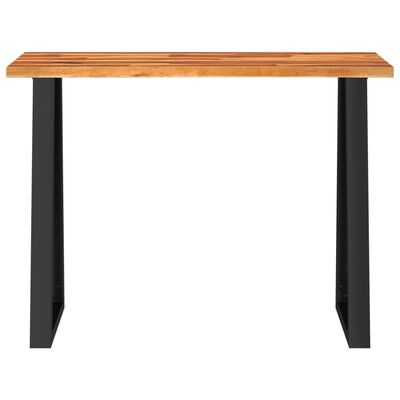 vidaXL Konzolni stol sa živim rubom 110x35x80 cm masivno drvo bagrema