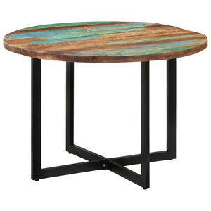 vidaXL Blagovaonski stol 110 x 75 cm od masivnog obnovljenog drva