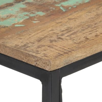 vidaXL Konzolni stol 110 x 35 x 75 cm od masivnog obnovljenog drva
