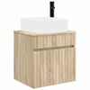vidaXL Umivaonik s policom za zid Hrast sonoma 49 x 41 x 63 cm