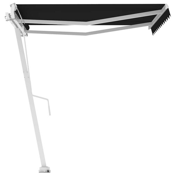 vidaXL Samostojeća automatska tenda 350 x 250 cm antracit