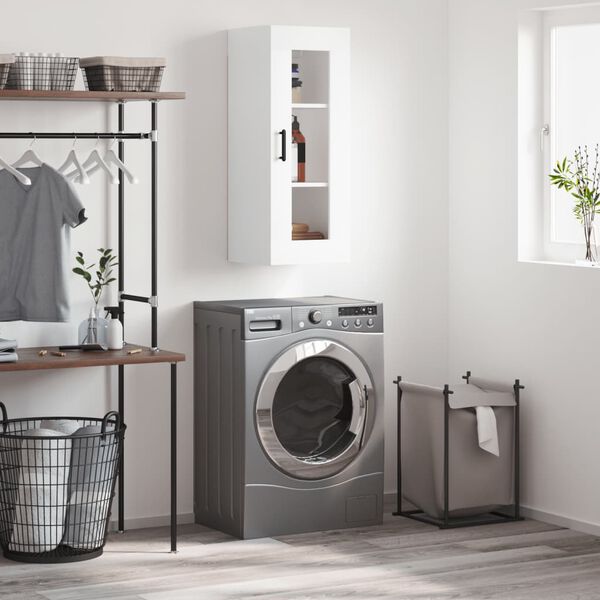 vidaXL Zidni ormarić bijeli 34,5 x 34 x 90 cm