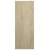 vidaXL Komoda boja hrasta sonome 60 x 30 x 75 cm od konstruiranog drva