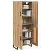 vidaXL Highboard 2 pcs Umjetnički hrast 69,5 x 34 x 180 cm