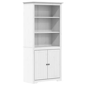 vidaXL Regal za knjige BODO bijeli 82x40x173 cm od masivne borovine