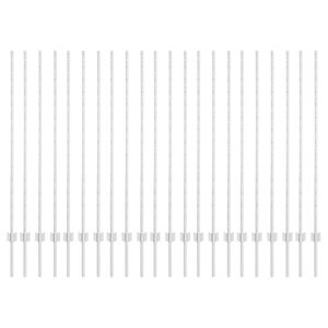 vidaXL Stup za ogradu 22 pcs Srebrno 180 cm Čelik