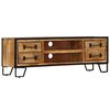 vidaXL TV ormarić s ladicama od masivnog drva manga 120 x 30 x 40 cm