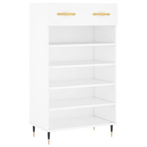 vidaXL Ormarić za cipele bijeli 60 x 35 x 105 cm od konstruiranog drva