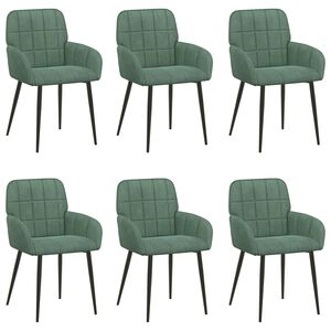 vidaXL Trpezarijske stolice 6 pcs Bar&scaron;un Morska zelena 57 x 50 x 85 cm