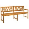 vidaXL Vanjska klupa Prirodna 180 x 55,5 x 90 cm Čvrsto drvo akacije