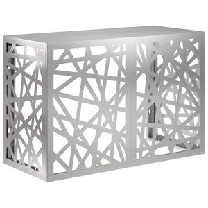 vidaXL Pokrov za klima uređaj Srebrna 90 x 40 x 60 cm Pocinčani čelik