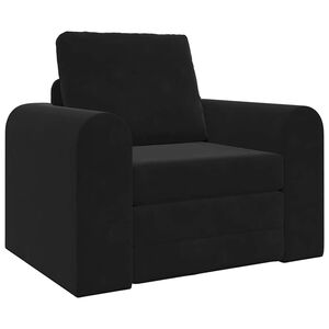 vidaXL Krevet na razvlačenje Crna 98 x 71 x 83 cm Bar&scaron;un