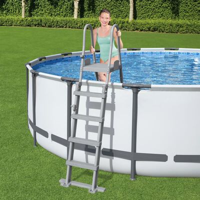 Bestway Flowclear sigurnosne ljestve za bazen s 4 stepenice 132 cm
