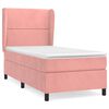 vidaXL Box spring krevet s madracem ružičasti 90x190 cm bar&scaron;unasti