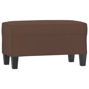 vidaXL Klupa smeđa 70 x 35 x 41 cm od umjetne kože