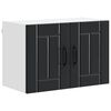 vidaXL Ormar za Zid LUCCA Crna 60 x 31 x 40 cm Konstruirano drvo