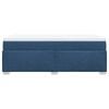 vidaXL Krevet s oprugama i madracem plavi 80x200 cm od tkanine