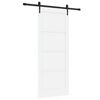 vidaXL Klizna vrata ORKDAL Bijela 83 x 202 cm Masivna borovina