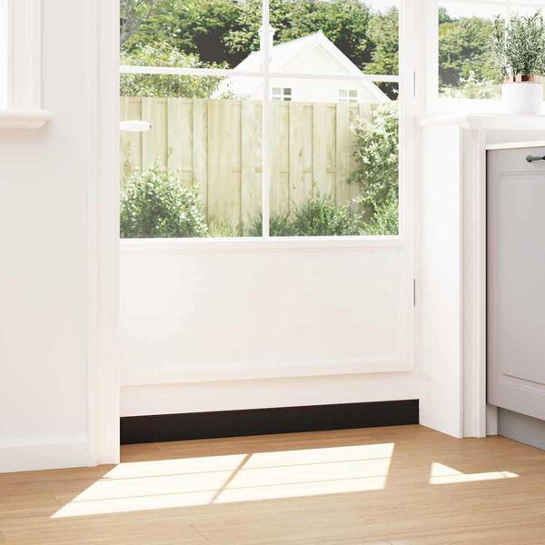 vidaXL Držač četke za vrata 2 pcs Smeđa 100 cm Aluminijski legura