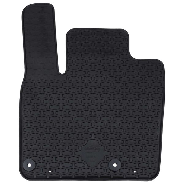 vidaXL Auto tepih 4 pcs Crna prikladno za Nissan QASHQAI TPE