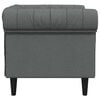vidaXL Sofa Tamno siva 78,5 x 74,5 x 74,5 cm Poliester