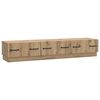 vidaXL TV ormar 147 x 34,5 x 27 cm Hrast artisan Konstruirano drvo
