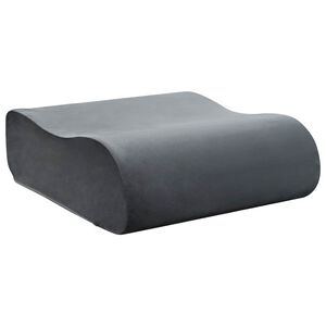 vidaXL Jastuk za sjedalo Jednobojno Siva 40 x 40 x 13 cm PU pjena