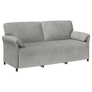 vidaXL Sofa za 3 osobe Svjetlosiva 198 x 83 x 95 cm Bar&scaron;un