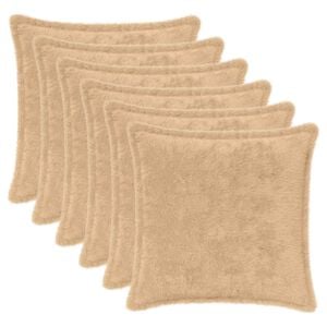 vidaXL Presvlaka za jastuk 6 kom. HOUTEN Krem 30 x 30 cm