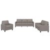 vidaXL 3-dijelni set sofa s jastucima smeđesivi od tkanine