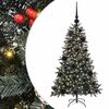 vidaXL Umjetno božićno drvce Zelena 120 cm PVC, Plastika i Čelik