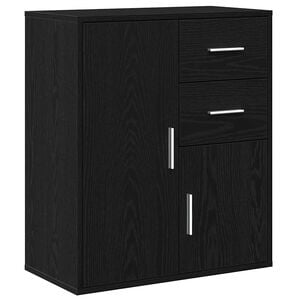 vidaXL Kreveta Crni hrast 60 x 31 x 70 cm Konstruirano drvo